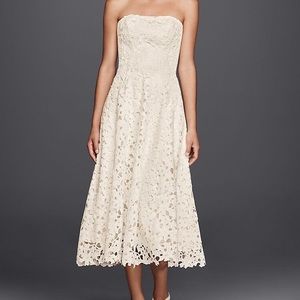 Floral Tea Cut Length Dress